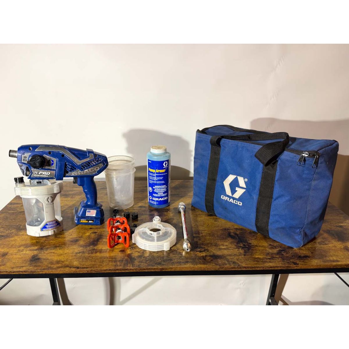 Graco TC Pro Cordless Airless Paint Sprayer - Used X3 - Tool Only + Extras