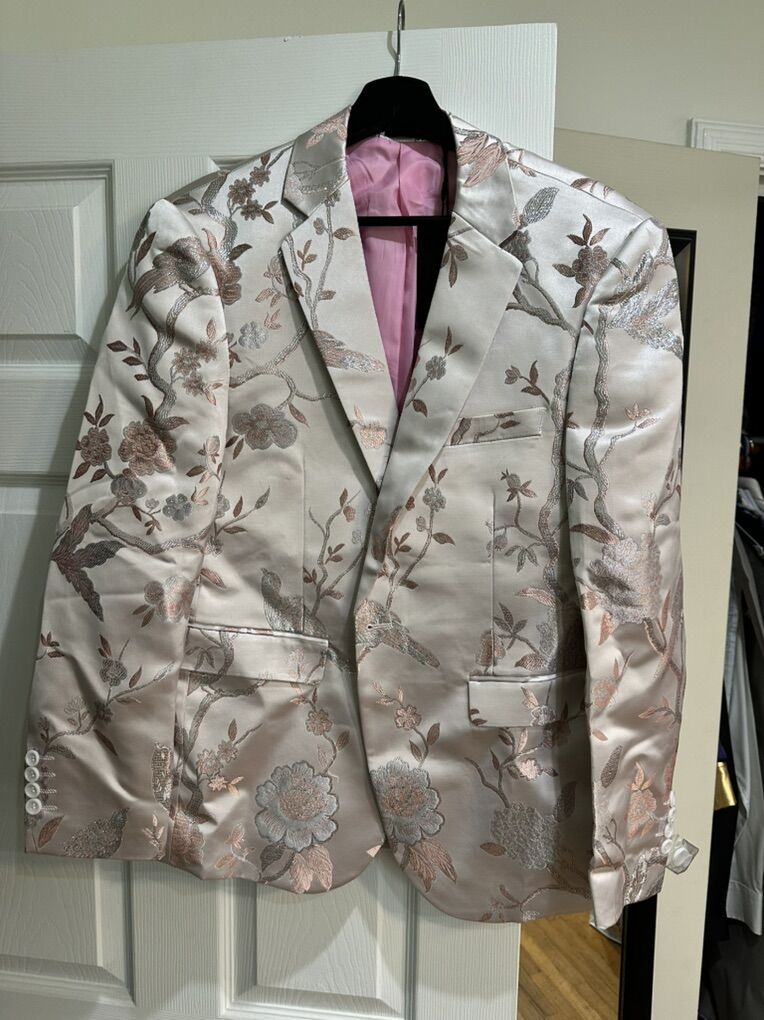 Brand New Men's Floral Blazer Large