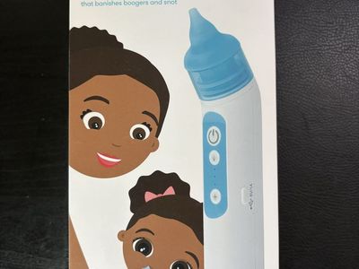 Fridababy Electric NoseFrida Nasal Aspirator - New in Box with 2 Tips & Case