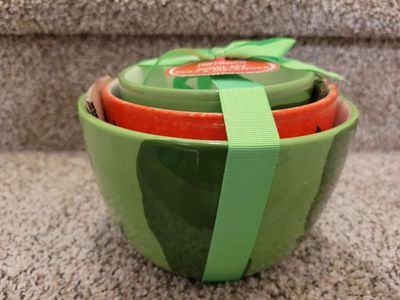 WATERMELON NESTING BOWLS SET OF 3