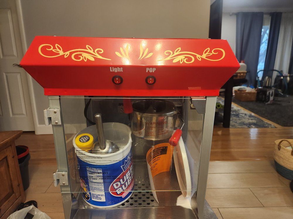 New Popcorn Machine