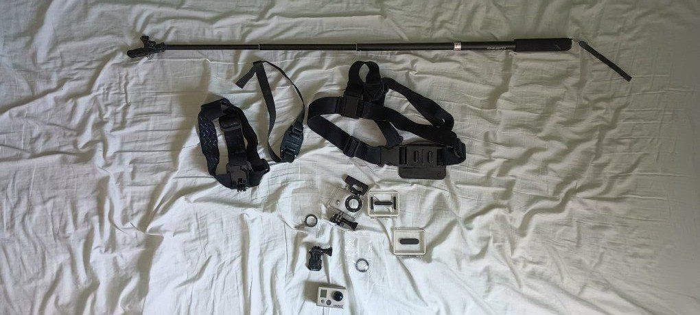 GoPro Hero 2 and accessories