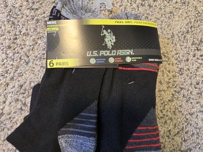 brand new polo assn low cut Sox sz 6-12