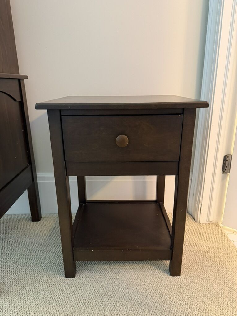 Brown  Pottery Barn, Nightstand