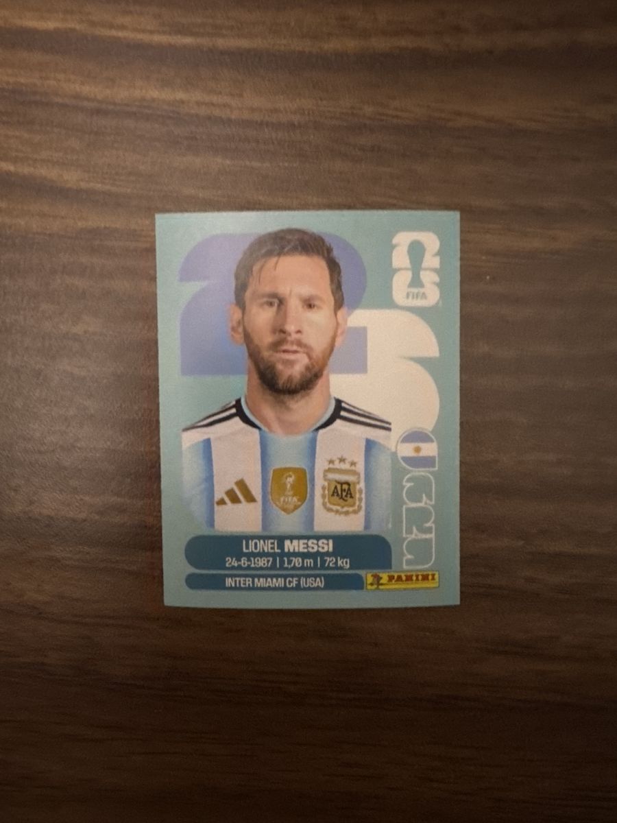 Messi World Cup sticker trade