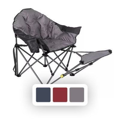 New (in box): Member's Mark Cozy Club Chair With Footrest (maroon)
