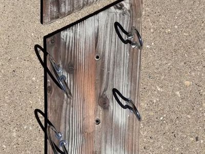 Rustic Wooden Wall-Mounted Wine Bottle Rack - Set of 3