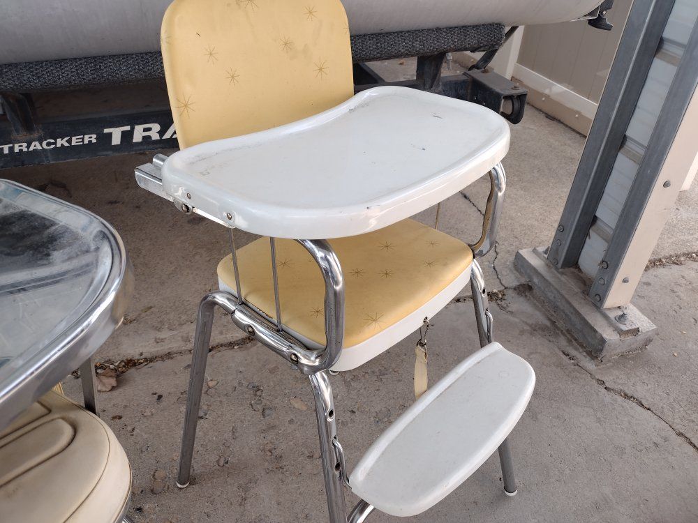 Vintage baby high chair
