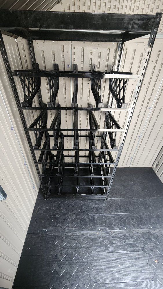 large shelf reliance food can holder storage rotation organizer rack fifo