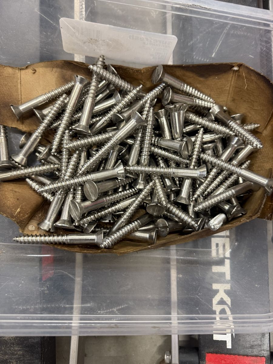 Harper Flat Head Stainless Steel Wood Screws 3 Inch #24 