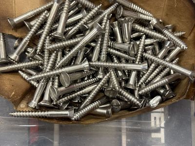 Harper Flat Head Stainless Steel Wood Screws 3 Inch #24