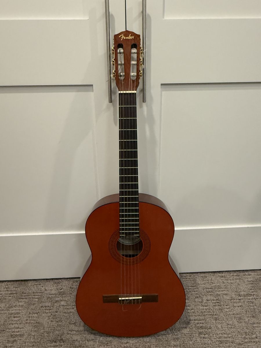 Fender Classical Guitar - Full Size, Brown Wood Finish