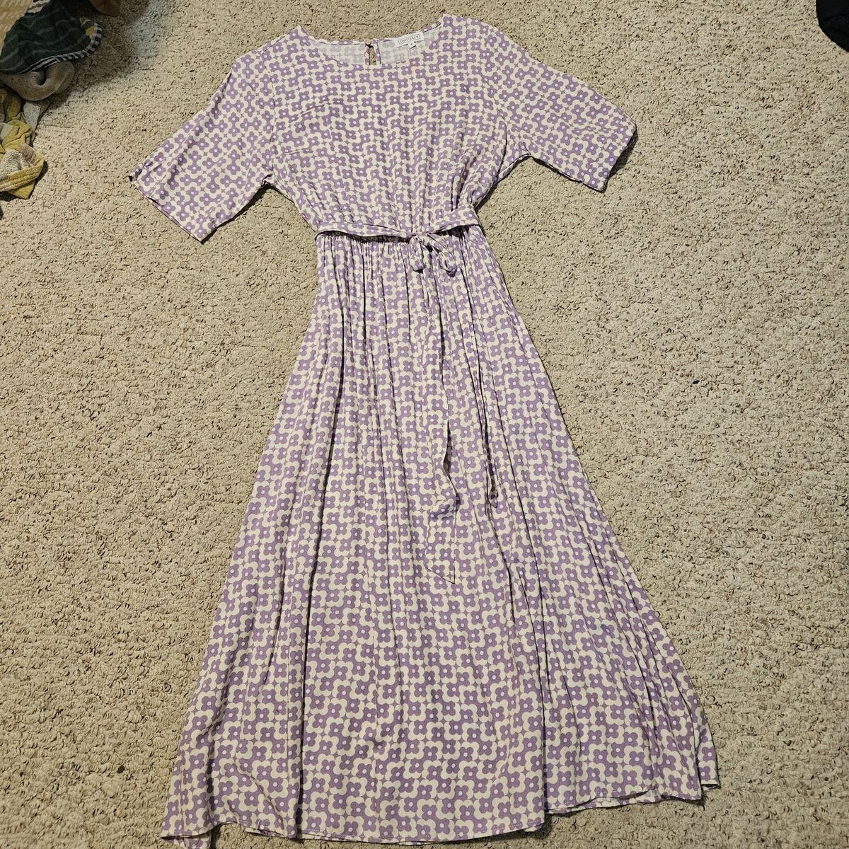 Sweet Salt Dress Size Medium Purple/White Flowers