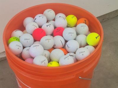 Used Golf Balls - Assorted Brands (Titleist, Srixon, Callaway) for Practice