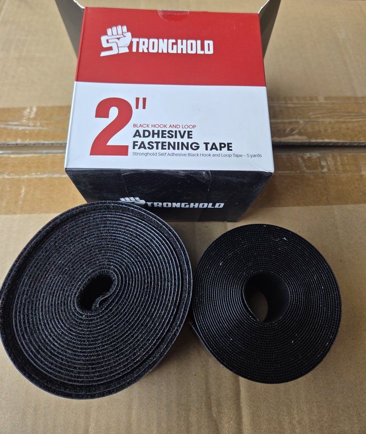 Stronghold 2 Inch x 15 feet Adhesive Fastening Tape Hook And Loop like Velcro. Perfect for Hanging most items.