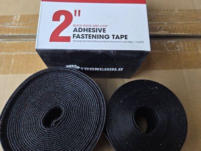 Stronghold 2 Inch x 15 feet Adhesive Fastening Tape Hook And Loop like Velcro. Perfect for Hanging most items.