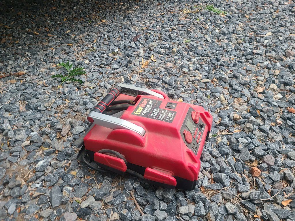 portable jump starter with air compressor
