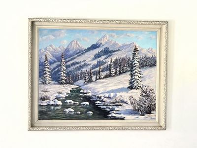 Edward Deloy Maryon Oil Painting 1954