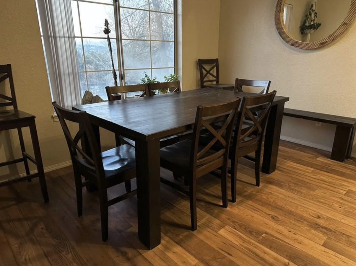 Farmhouse Dining Table and Chairs