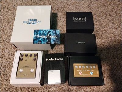 guitar effects pedals, tc electronic reverb, drive