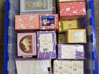 Vintage Precious Moments Figurine Lot – 1988–1995, Birthday Club Exclusives, Boxed