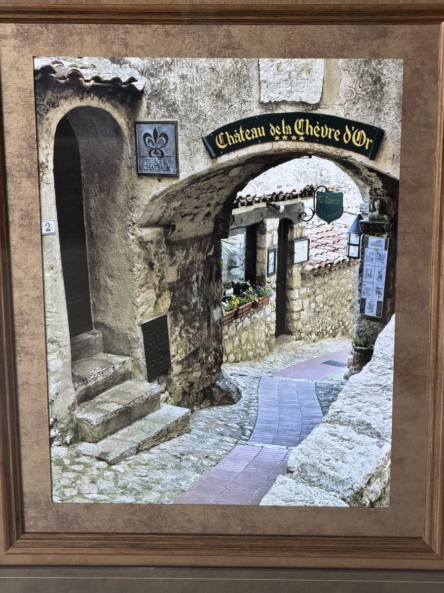Framed Wall Art - Cobbled Walkway 1 - Large Decorative Frame