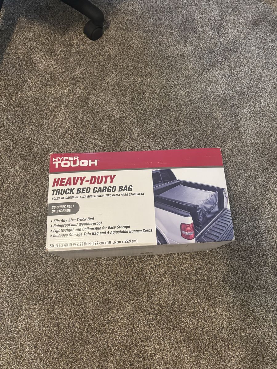 Truck bed cargo bag, hyper tough, brand new 