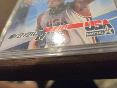 Shaquille O'Neal USA Basketball Upper Deck Card - Vintage NBA Collectible