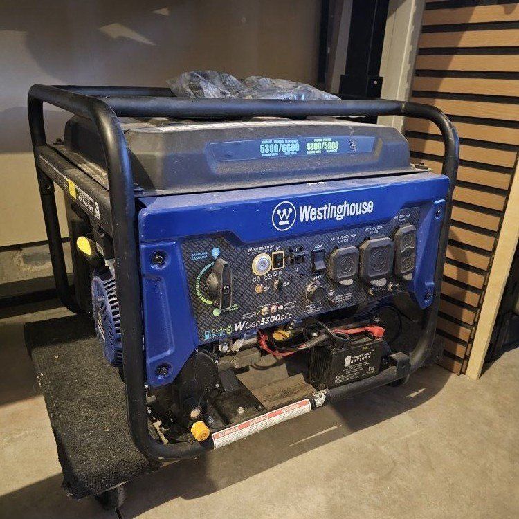 Westinghouse Generator 2 Fuel 5300 Watt