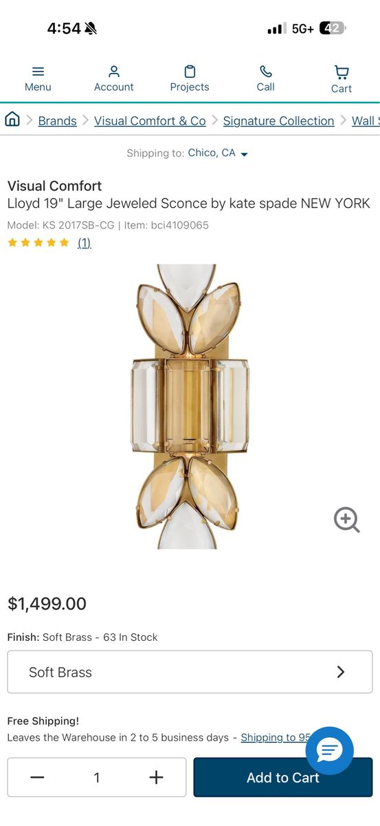 Kate Spade New York Lloyd Sconce 