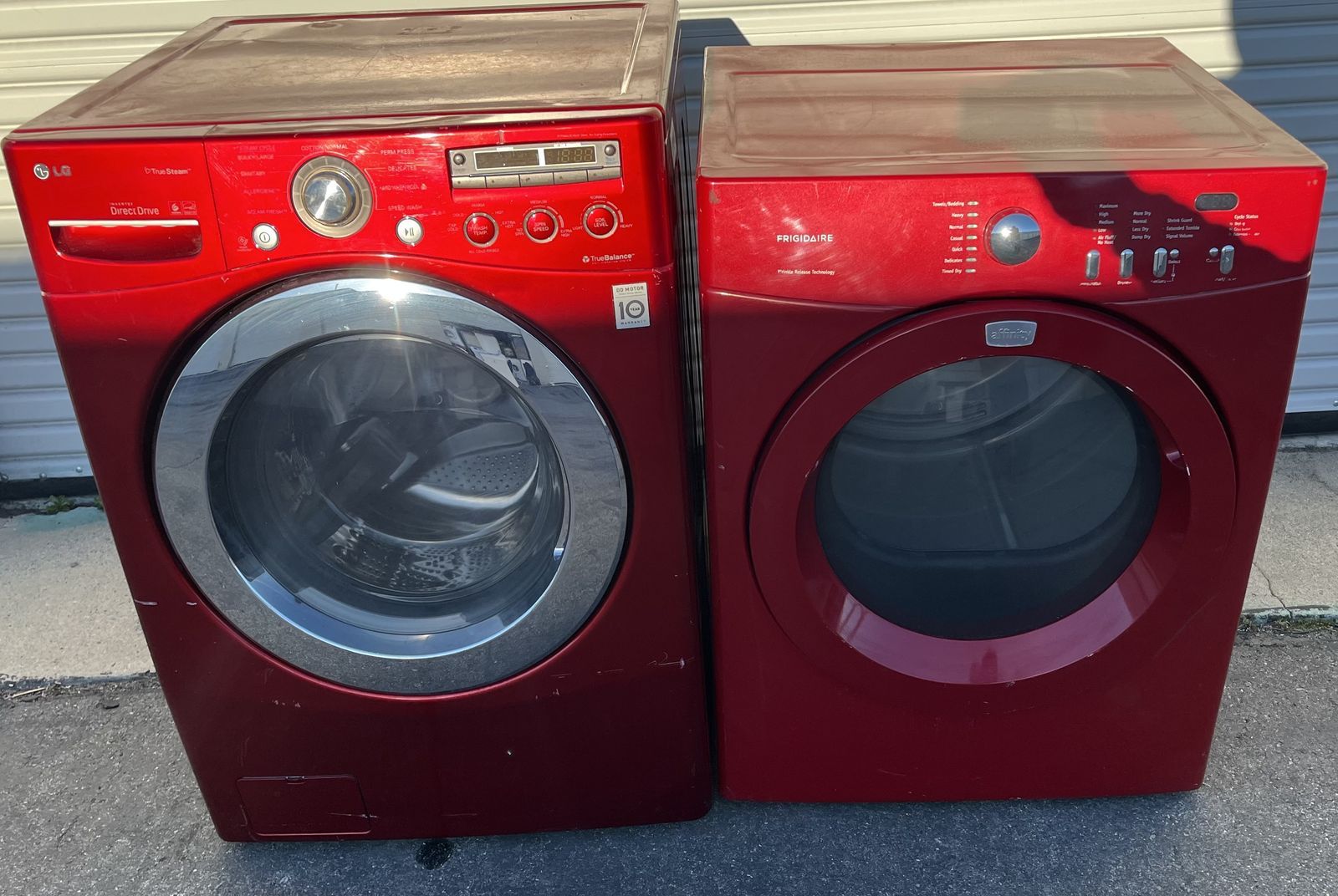 Washer & Electric Dryer Set, Free Delivery