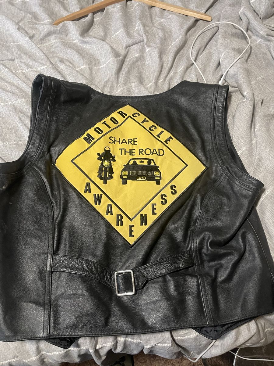2  motorcycle jacket or vest $50 for all of them