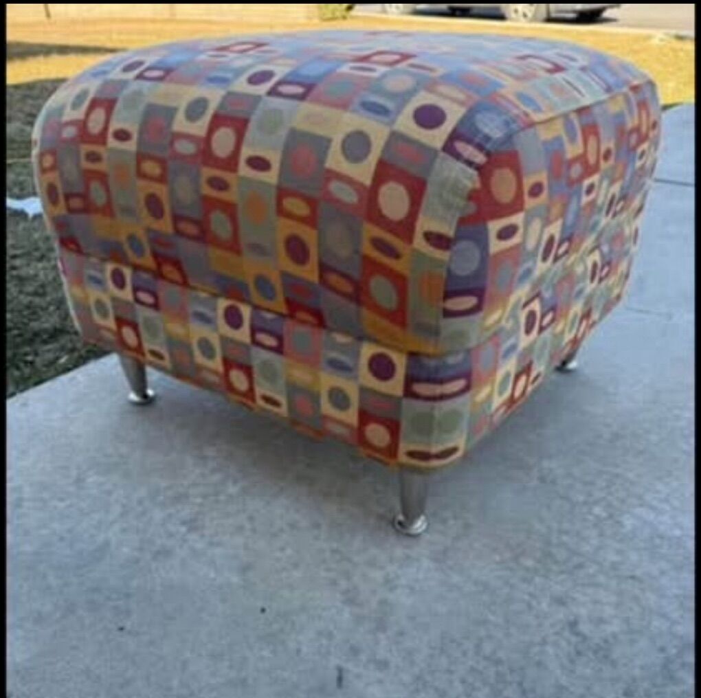 Modern upholstered ottoman