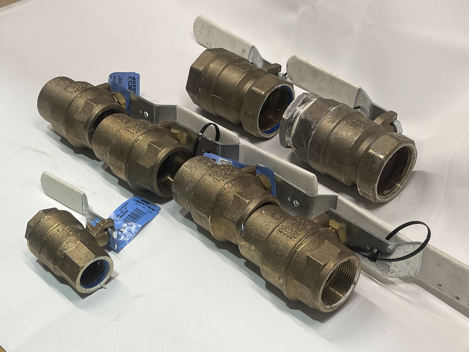 90% off! Lot of NIBCO Threaded Brass Valves - Reclaimed - Clean/Great Condition - >$1,000 value