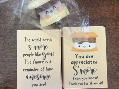 Set of 30 NEW S'mores Mini Thank You Gifts - Appreciated S'more Than You Know