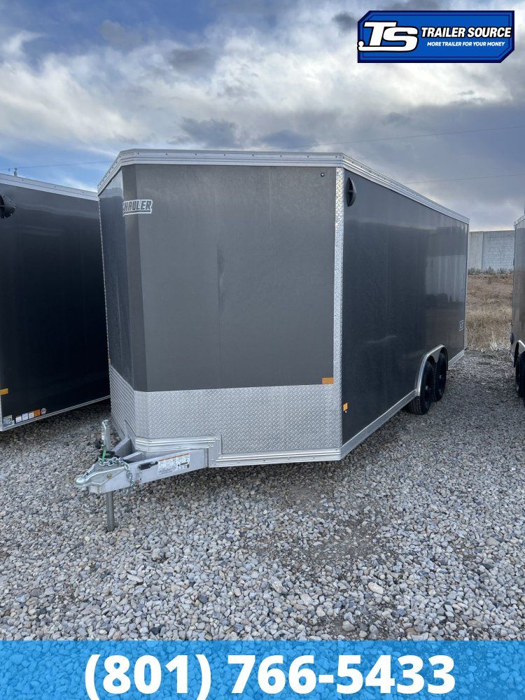 8.5x20 Alcom Aluminum EZ Hauler XLT Auto Trailer - 7'0" Interior - 10K GVWR - Ramp Door