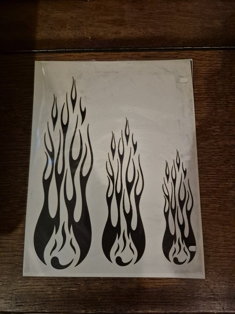 Beautiful stencils for airbrushing