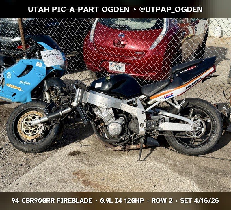 1994 Honda CBR900RR Fireblade Parts - UTPAP Ogden