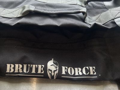 Brute Force Sandbag Fitness Training Weight Bag - Heavy Duty Workout Gear, Empty