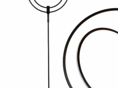 79 Grey Standard LED Floor Lamp