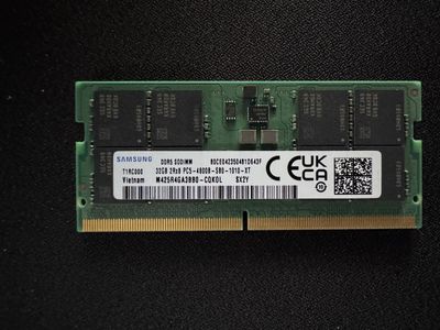 32GB Samsung DDR5 Laptop RAM – 4800MHz SODIMM