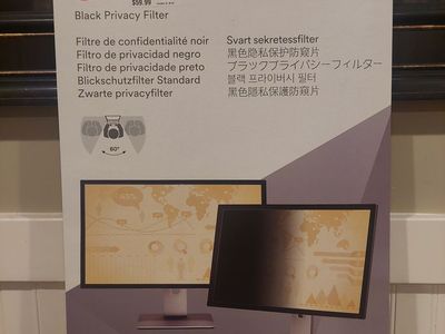 3M Blackout Privacy Filter for 24" Widescreen Monitor