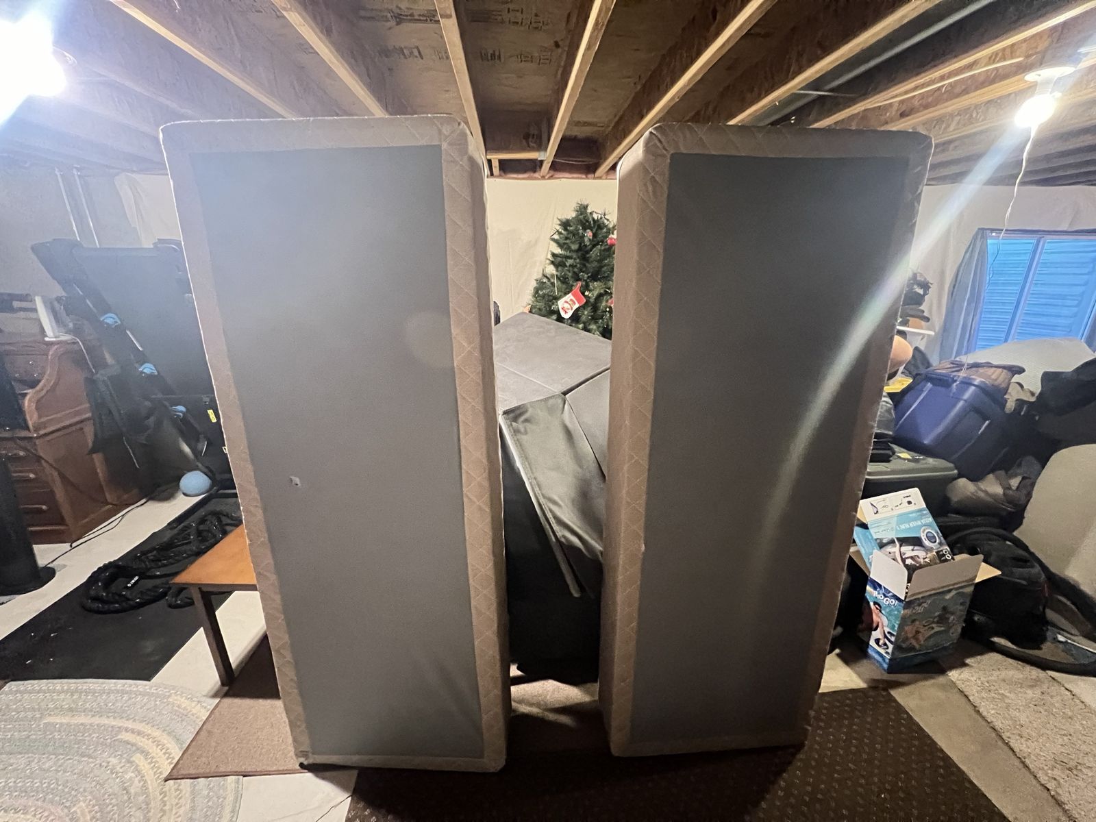 Split queen box springs 