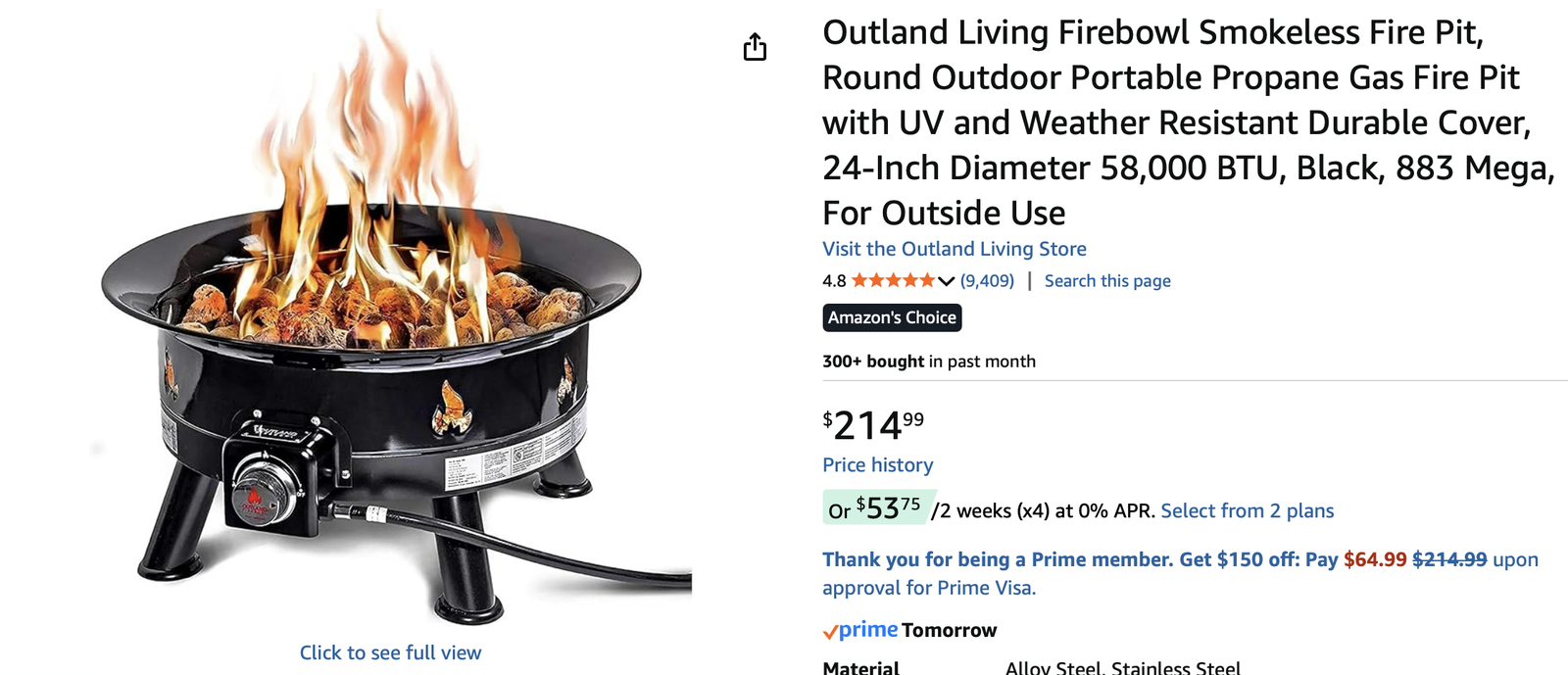 Outland Firebowl Deluxe