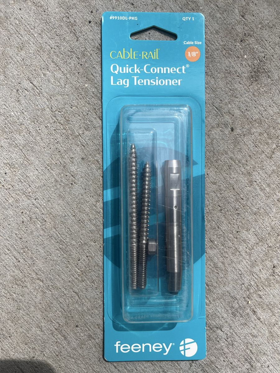 Deck Cable-Rail Quick-ConnectLag Tensioner