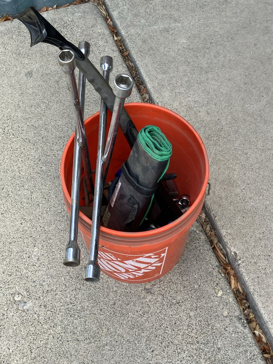 Bucket of tools 