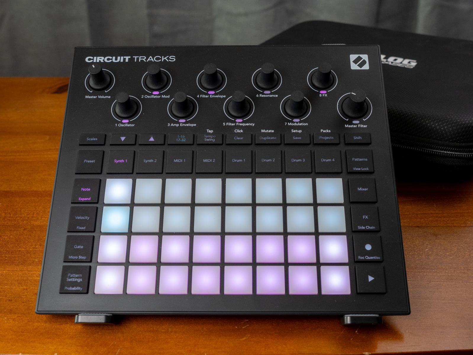 Novation Circuit Tracks groovebox in like-new condition with new case