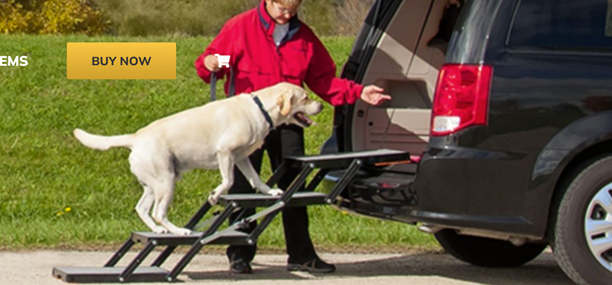Petloader Steps For Loading Dogs Into And Out of Cars