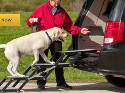 Petloader Steps For Loading Dogs Into And Out of Cars