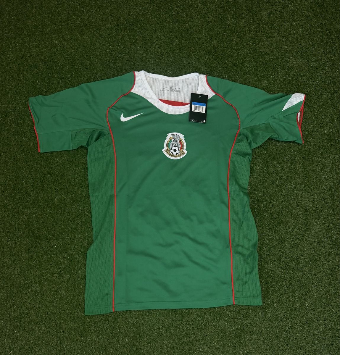 Nike Dri-Fit Mexico National Team Soccer Jersey Men's Green Red White New NWT
